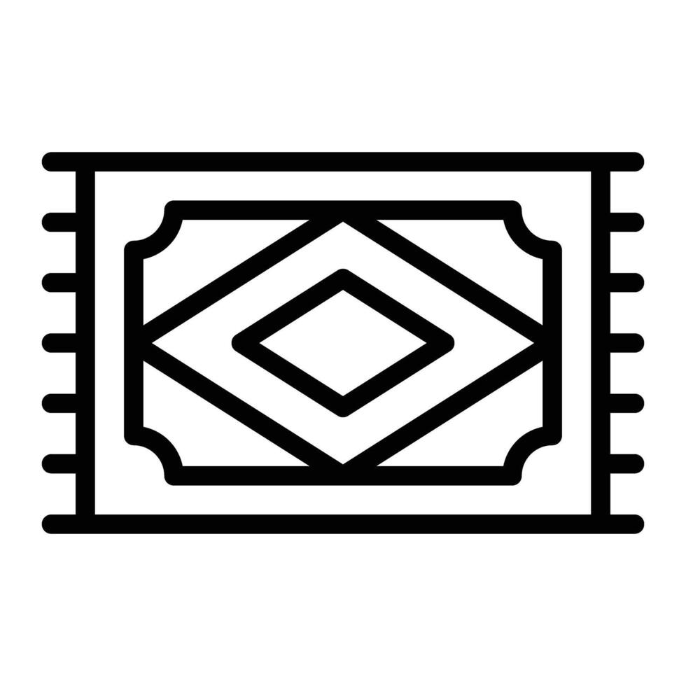 Bath Mat Icon Design vector