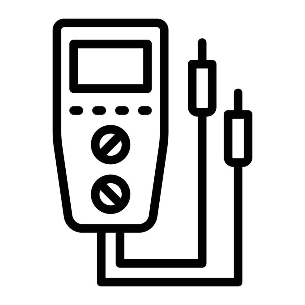 Cable Tester Icon Design vector