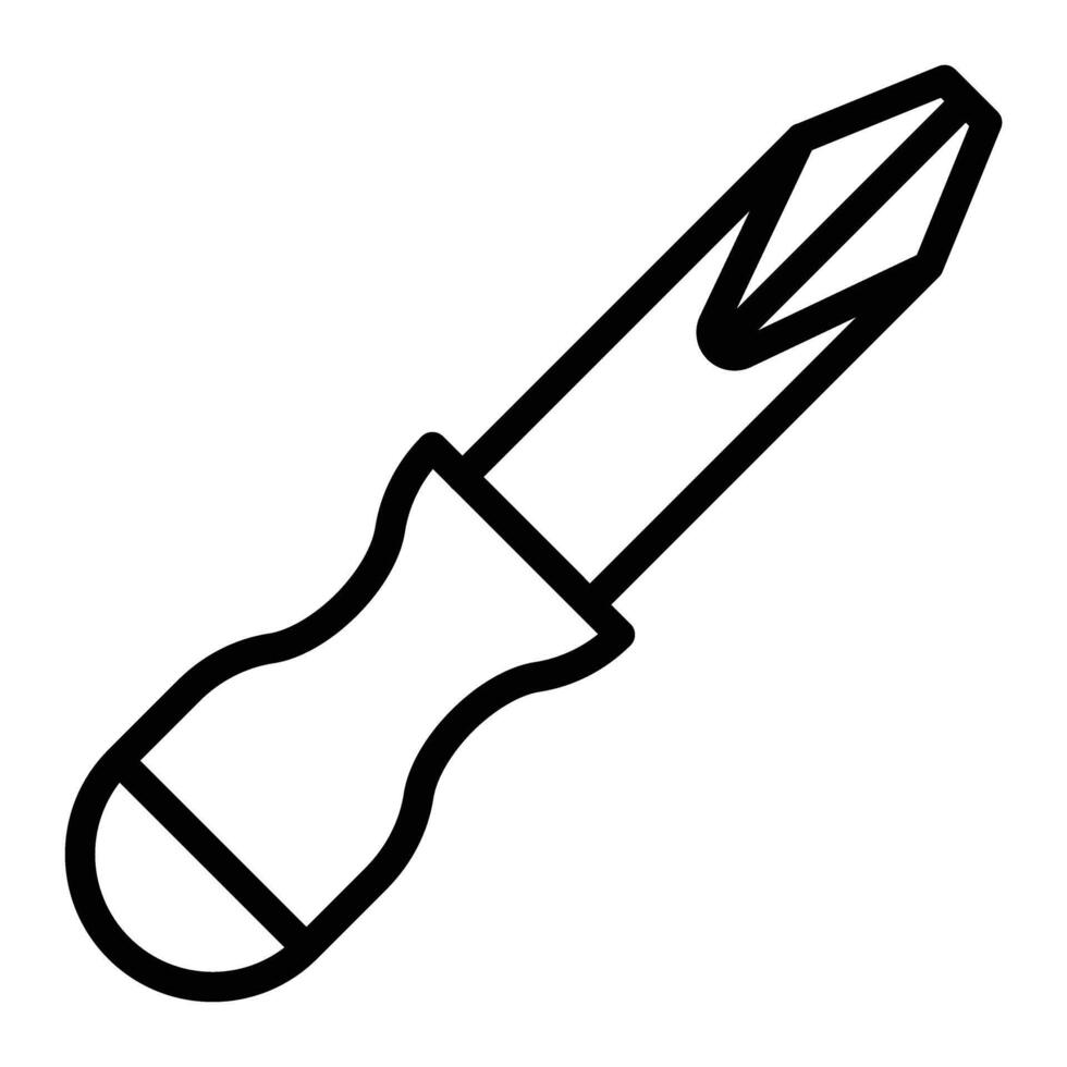 Phillips Screwdriver Icon Design vector