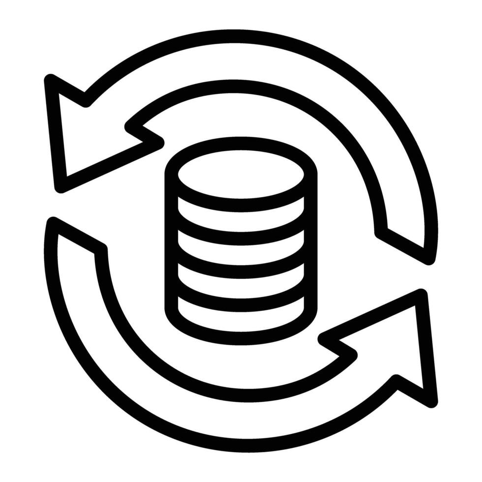 Backup Icon Design vector