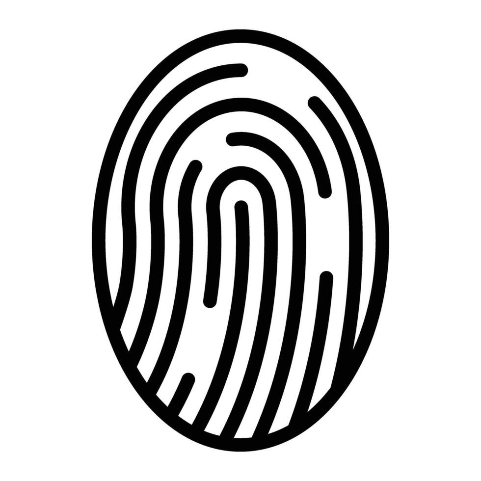 Fingerprint Icon Design vector