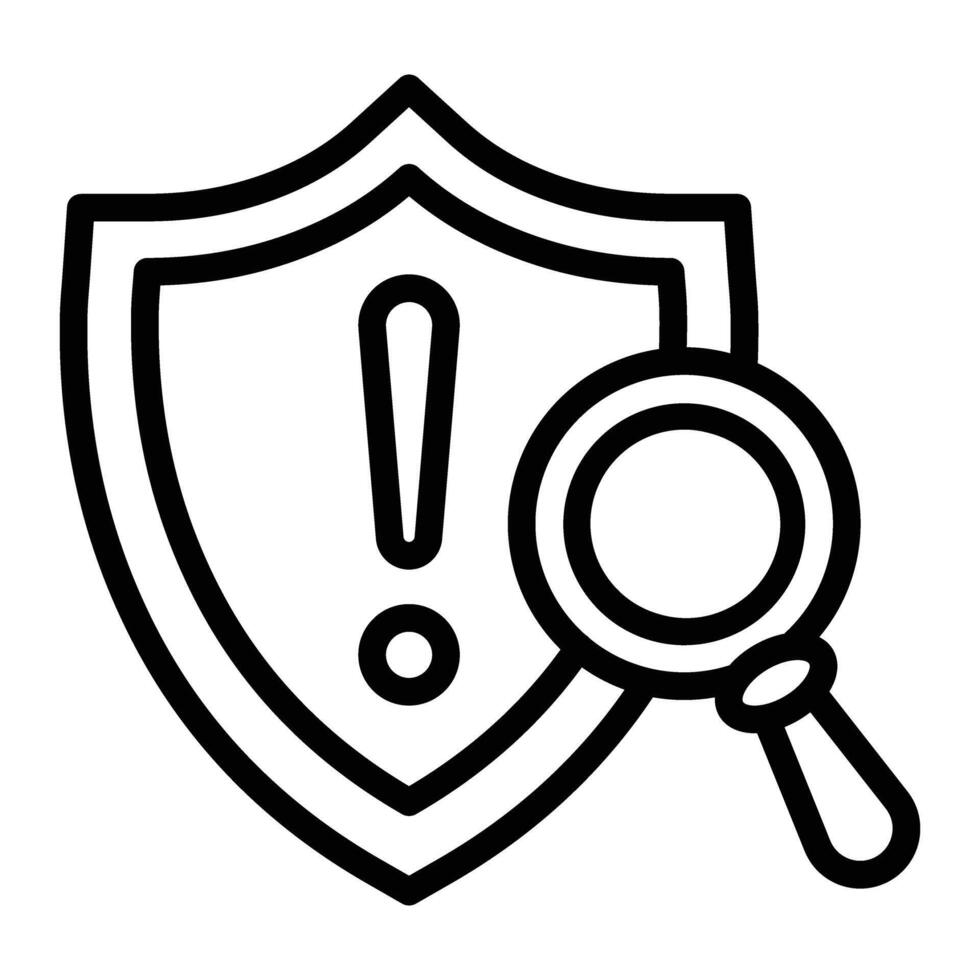 Security Audit Icon Design vector