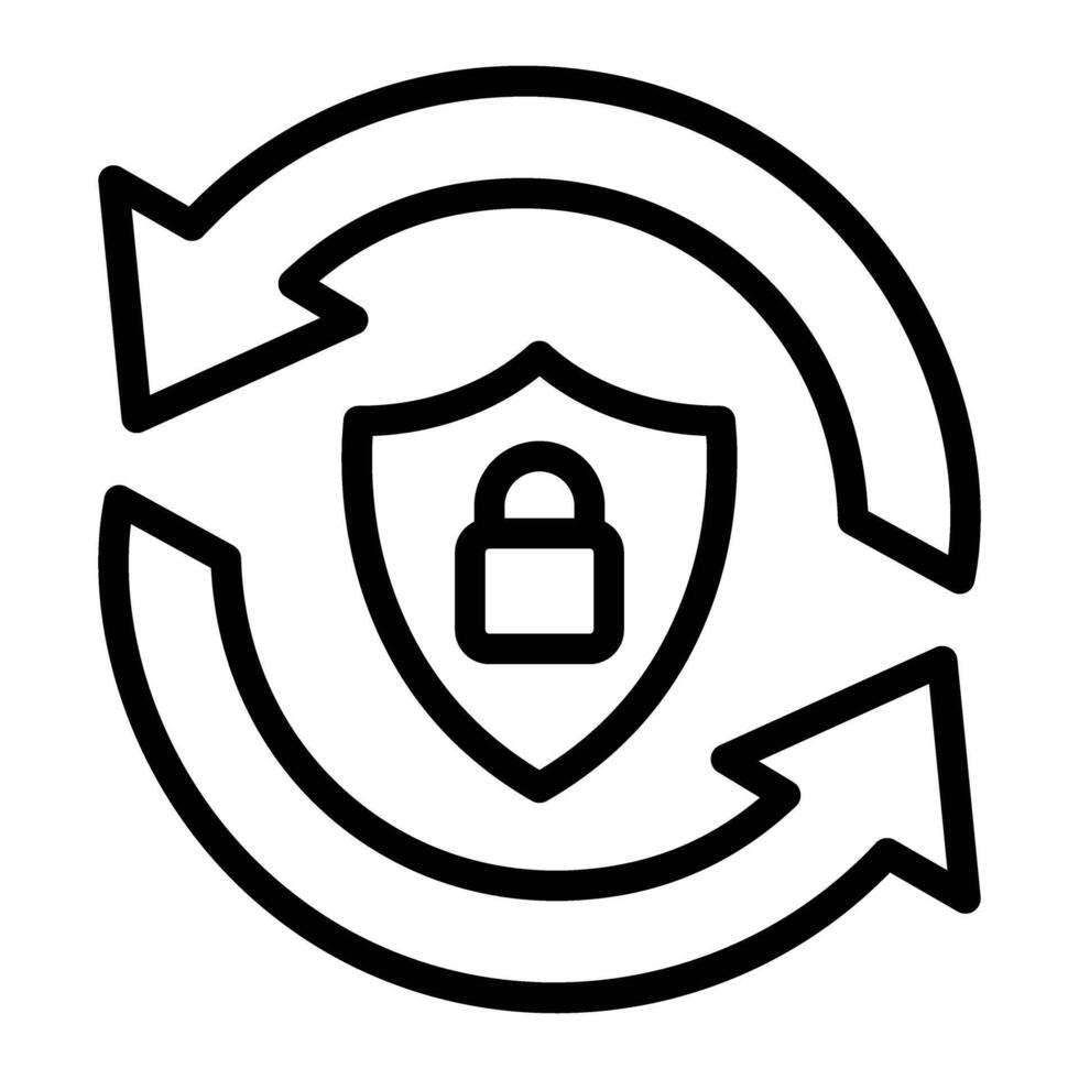 Security Update Icon Design vector