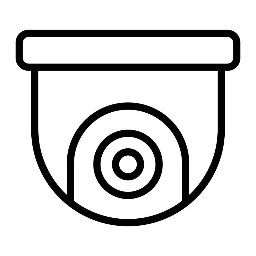 Smart Security Camera Icon Design vector