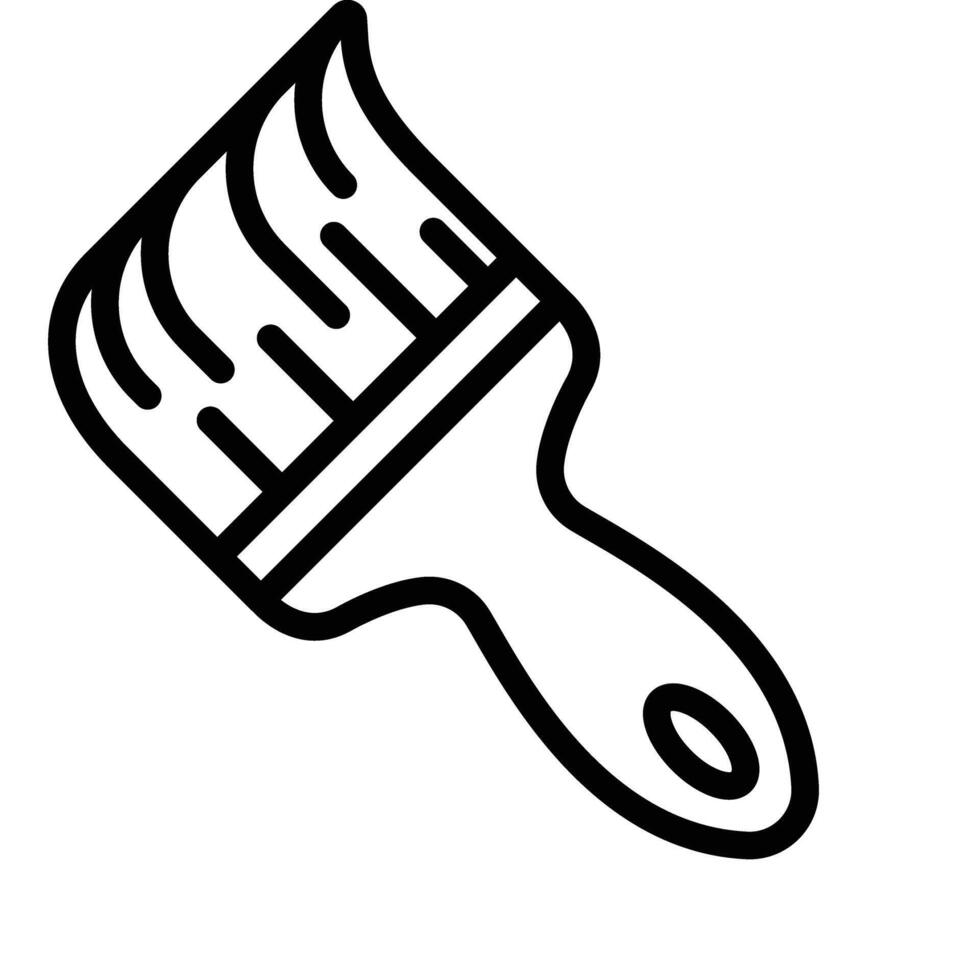 Paint Brush Icon Design vector