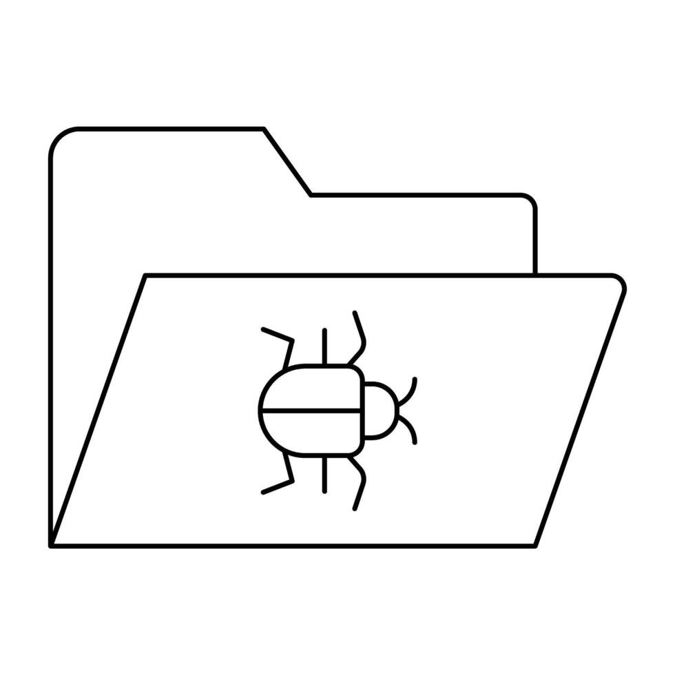 Bug Problem Icon Design vector