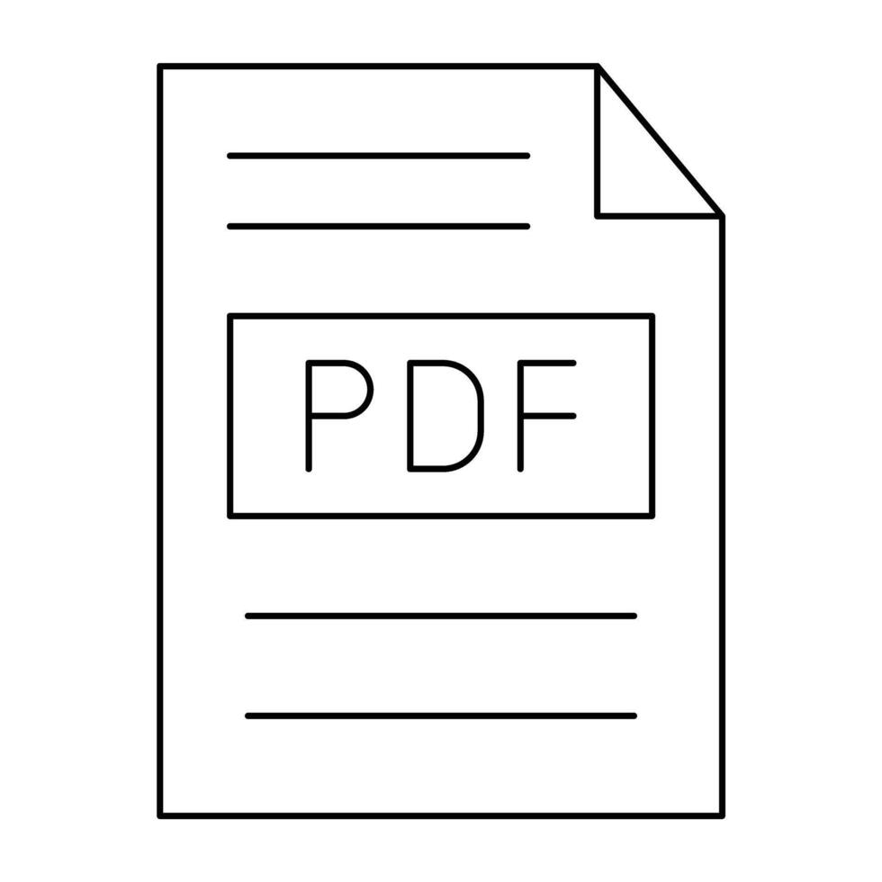 PDF File Icon Design vector