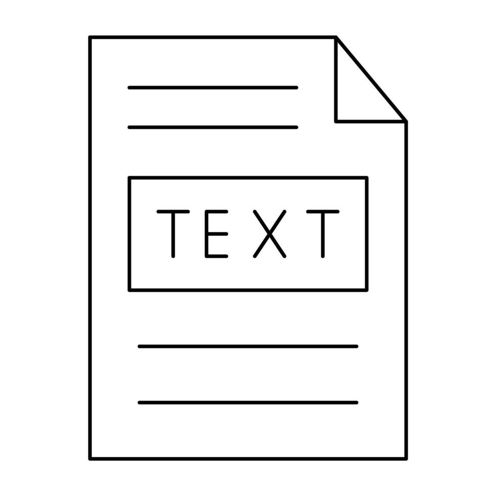 Text File Icon Design vector