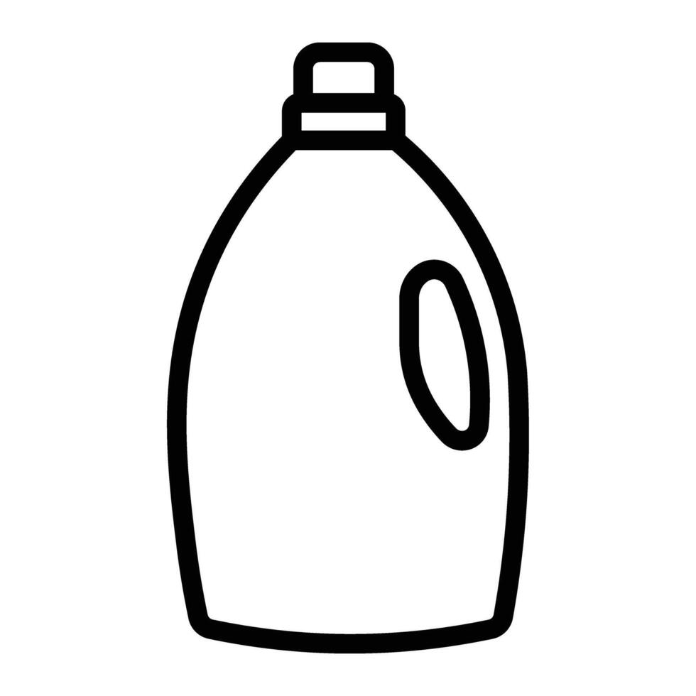 Detergent Bottle Icon Design vector