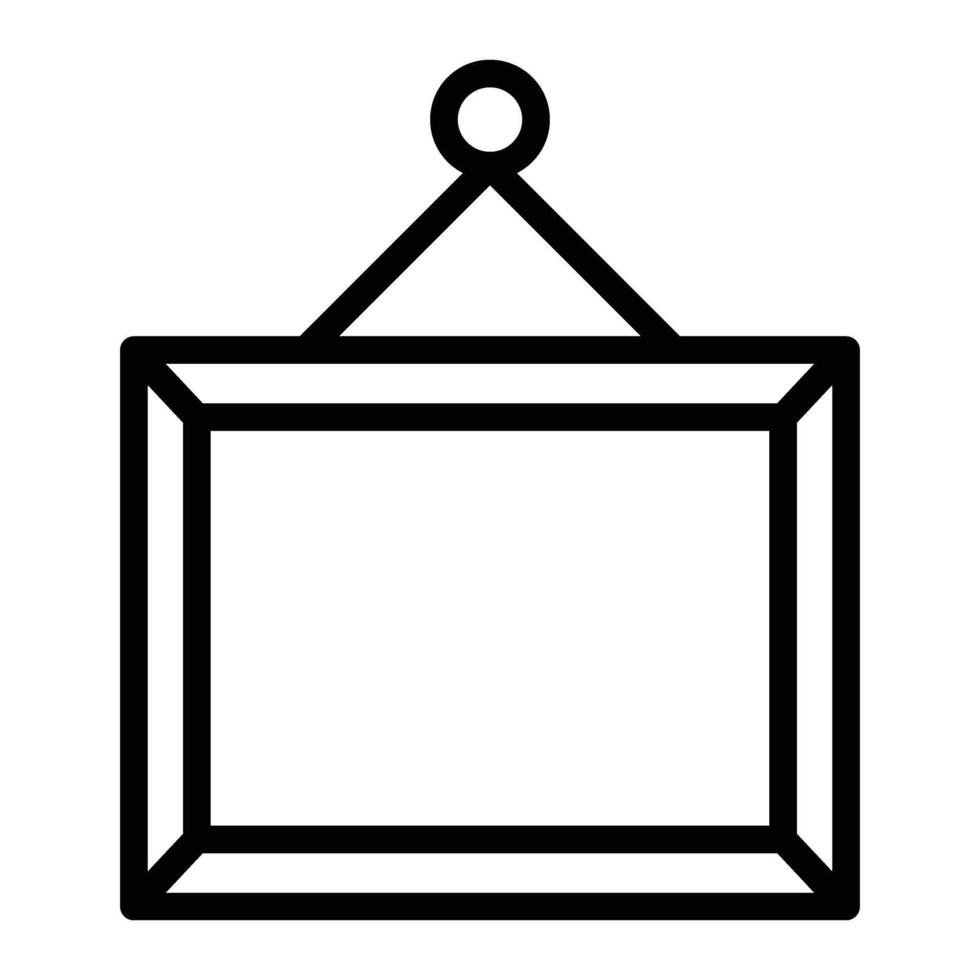 Picture Frame Icon Design vector