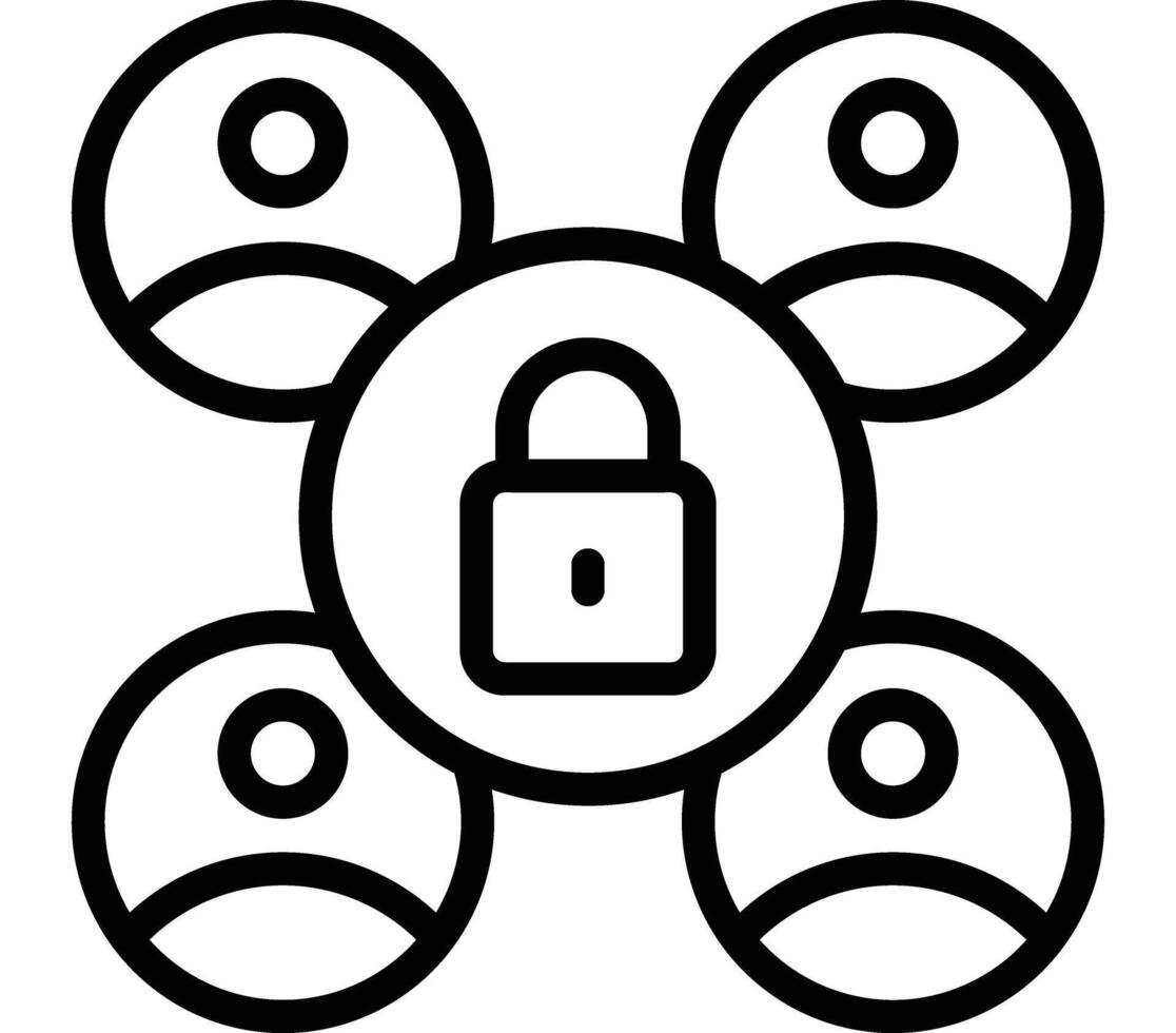 Security Group Icon Design vector