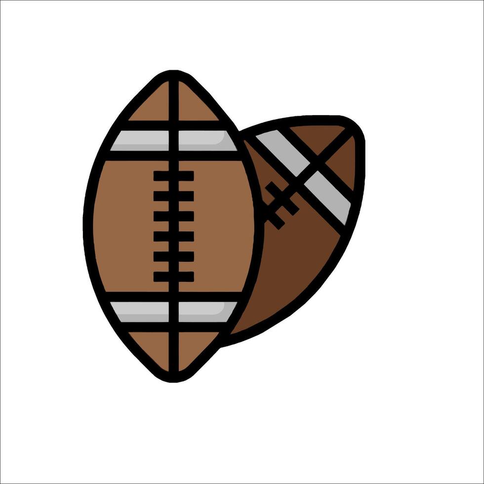 Football ball icon illustration vector