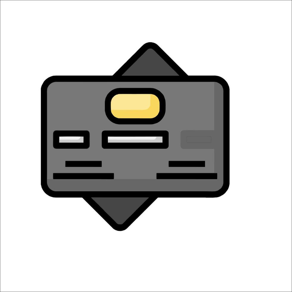 Credit card icon illustration vector
