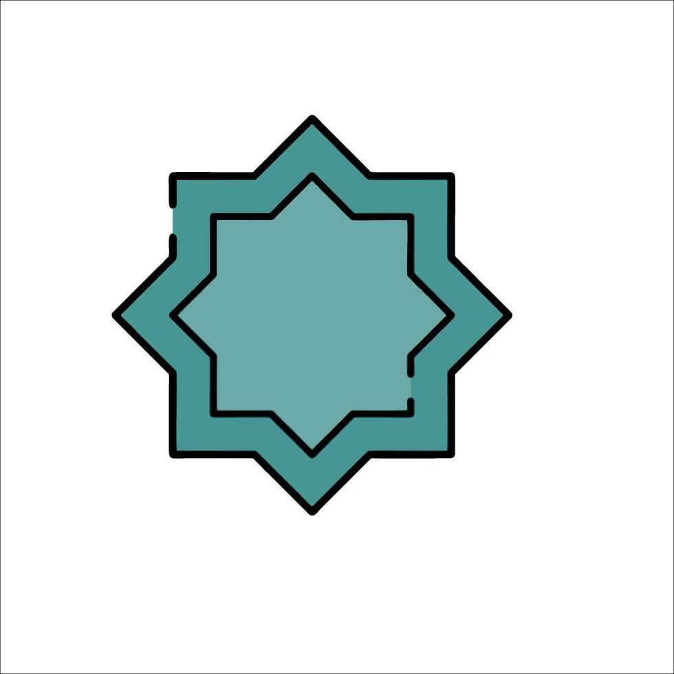 A blue star with a white background vector