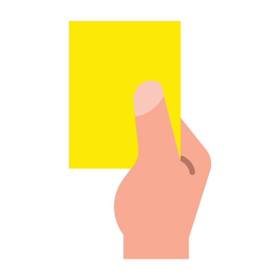 Yellow Card Icon Design vector