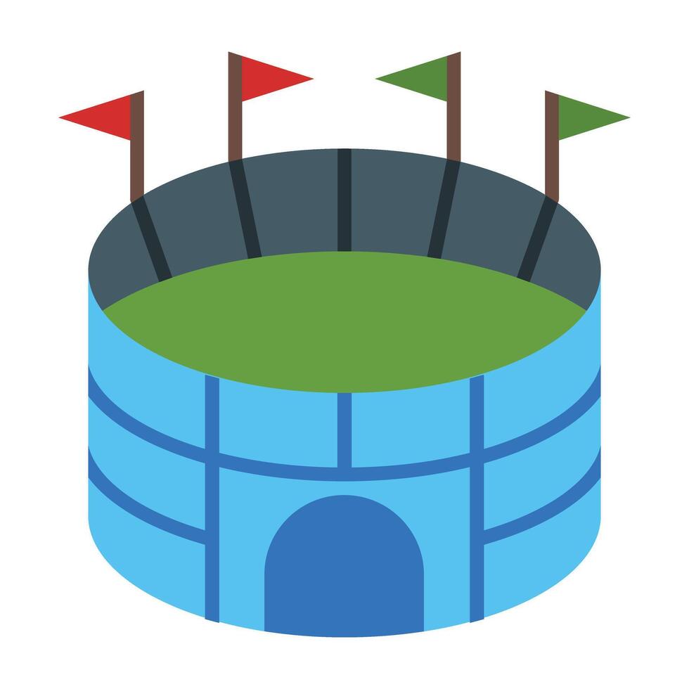 Stadium Icon Design vector