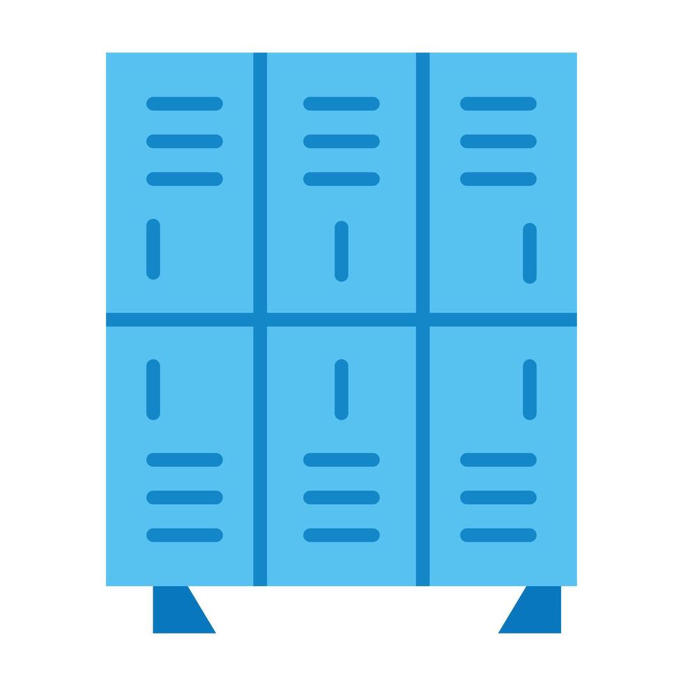 Lockers Icon Design vector