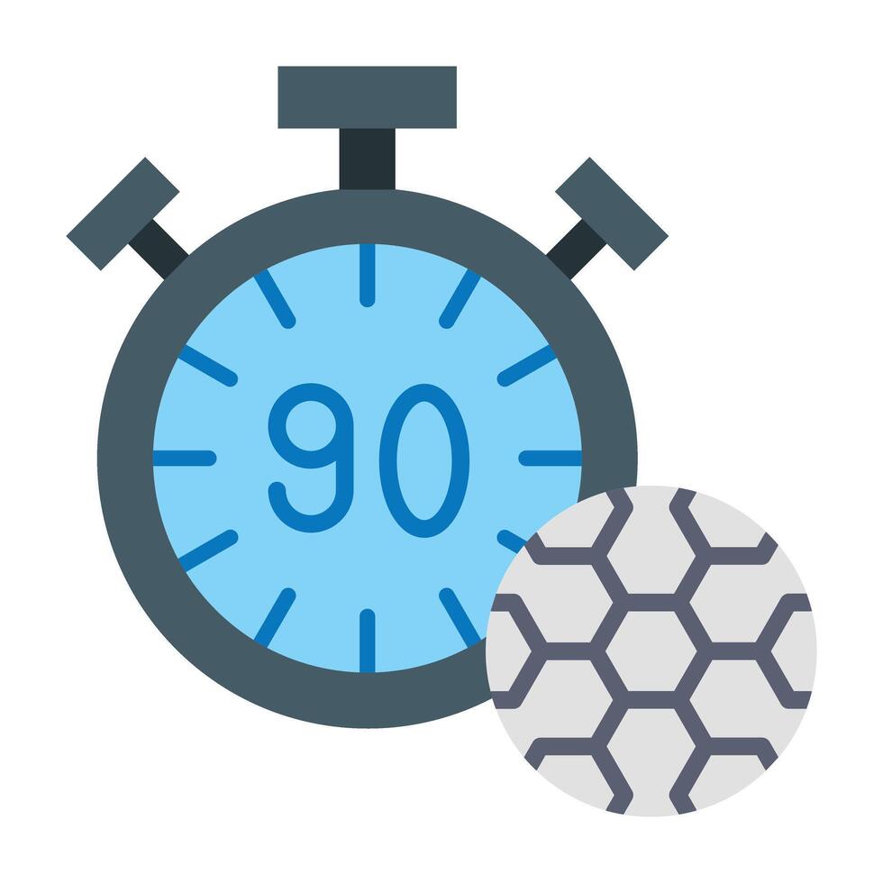 Football Time Icon Design vector