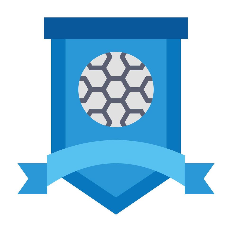 Football Badge Icon Design vector