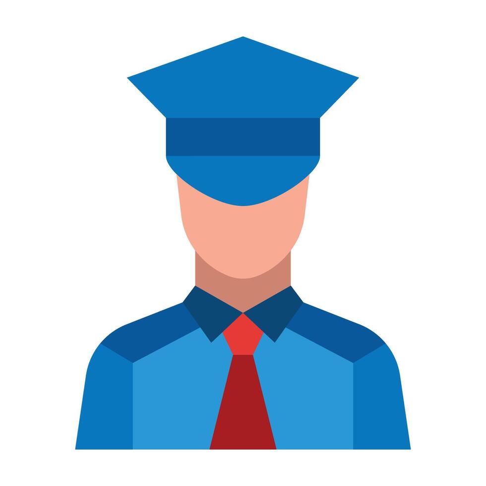 Policeman Icon Design vector