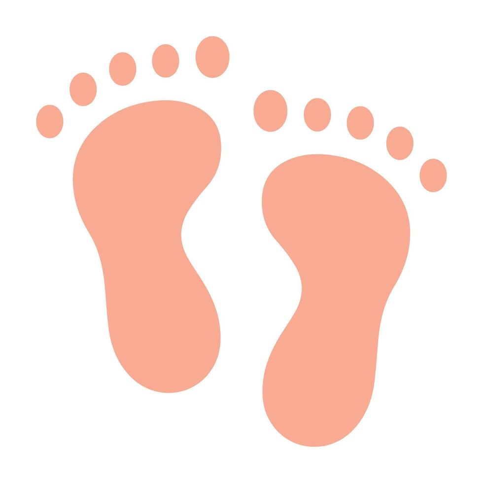 Footprint Icon Design vector