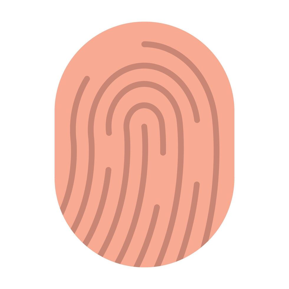 Fingerprint Icon Design vector