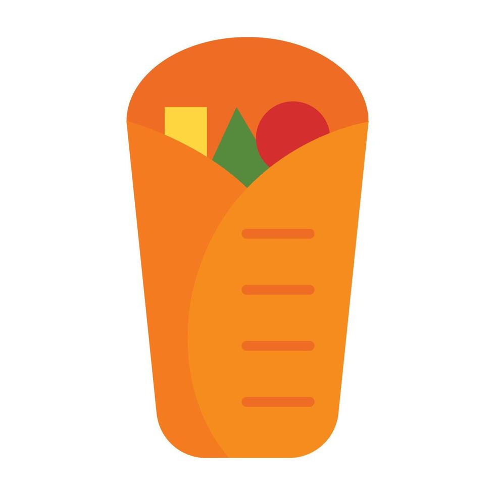 Wrap Icon Design vector