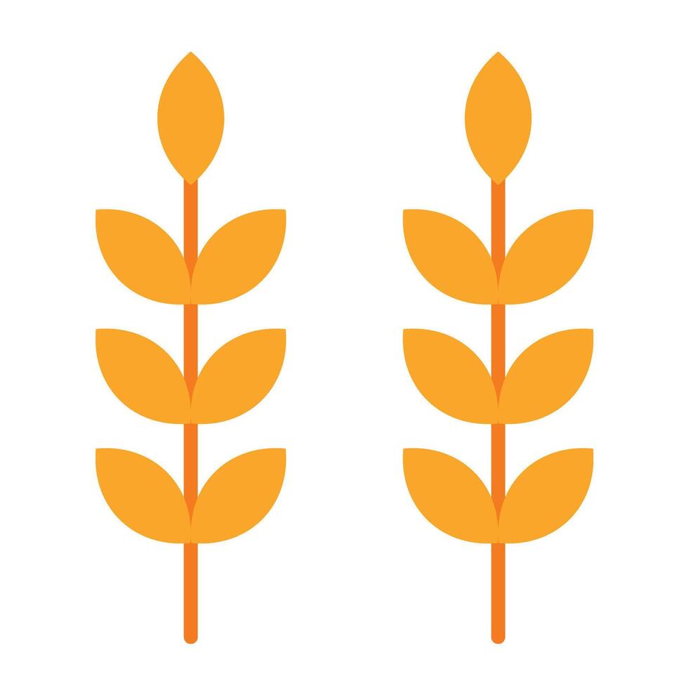 Wheat Icon Design vector