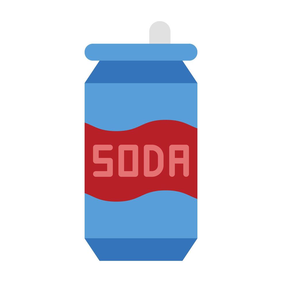 Soda Can Icon Design vector
