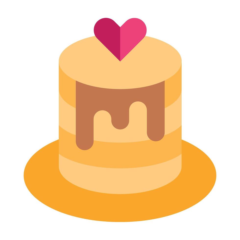 Pancakes Icon Design vector