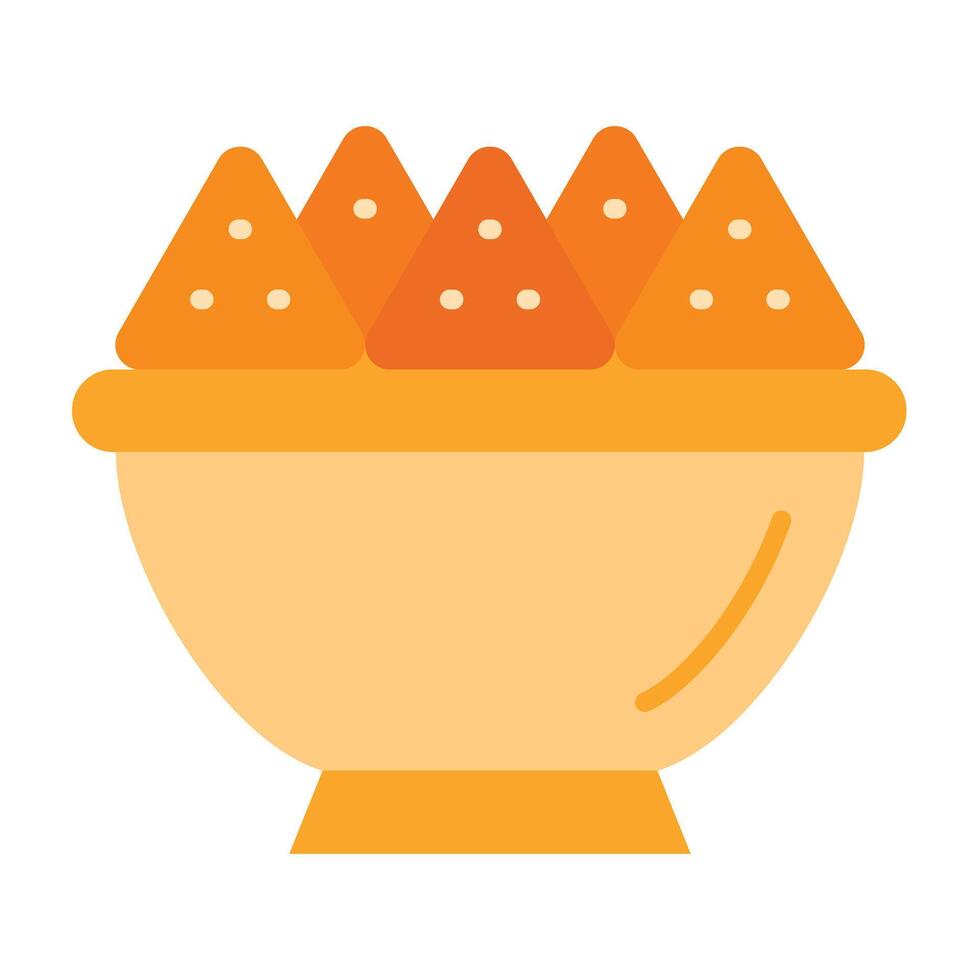 Nachos Icon Design vector