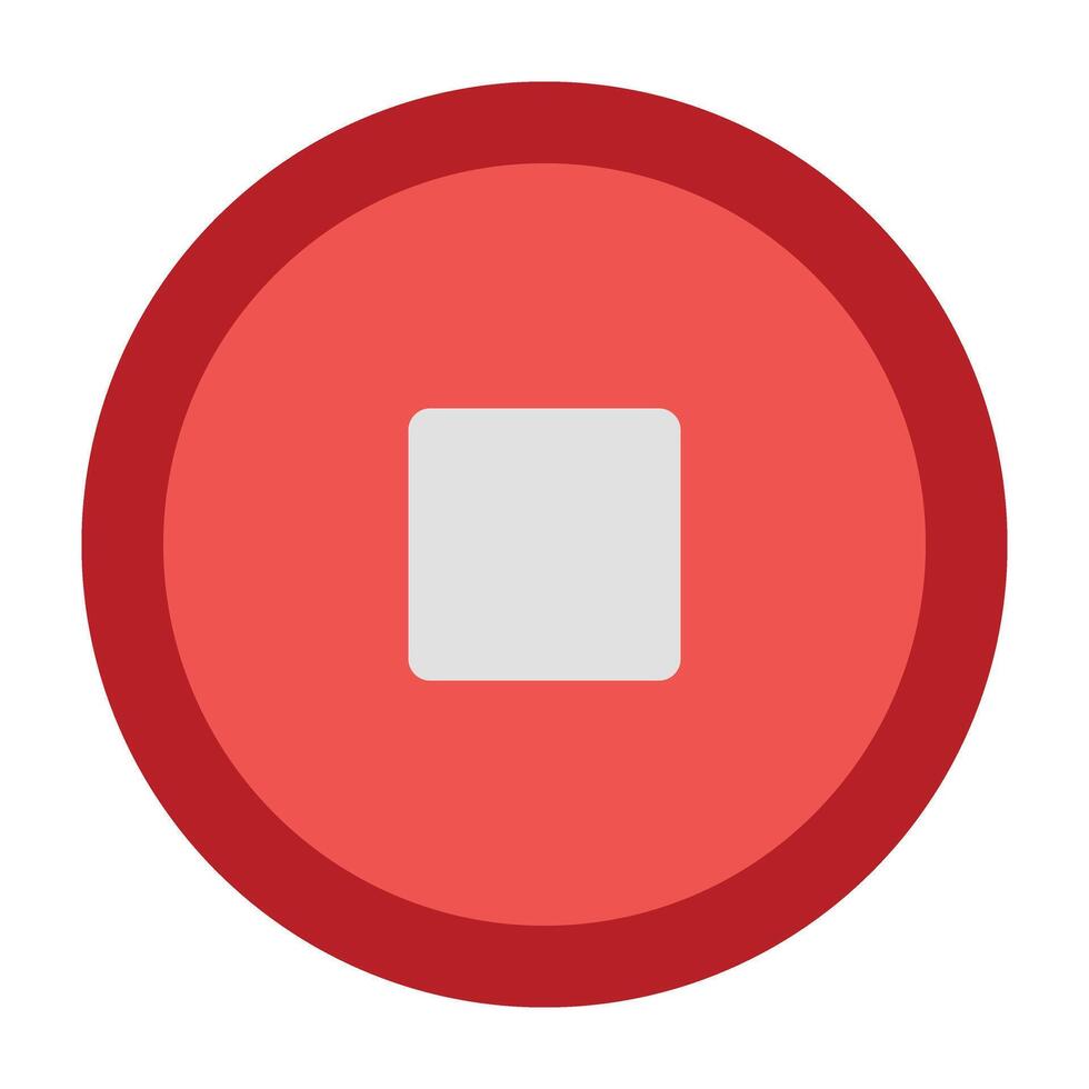 Stop Icon Design vector