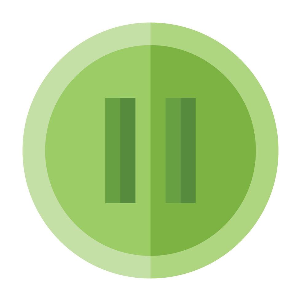 Pause Icon Design vector