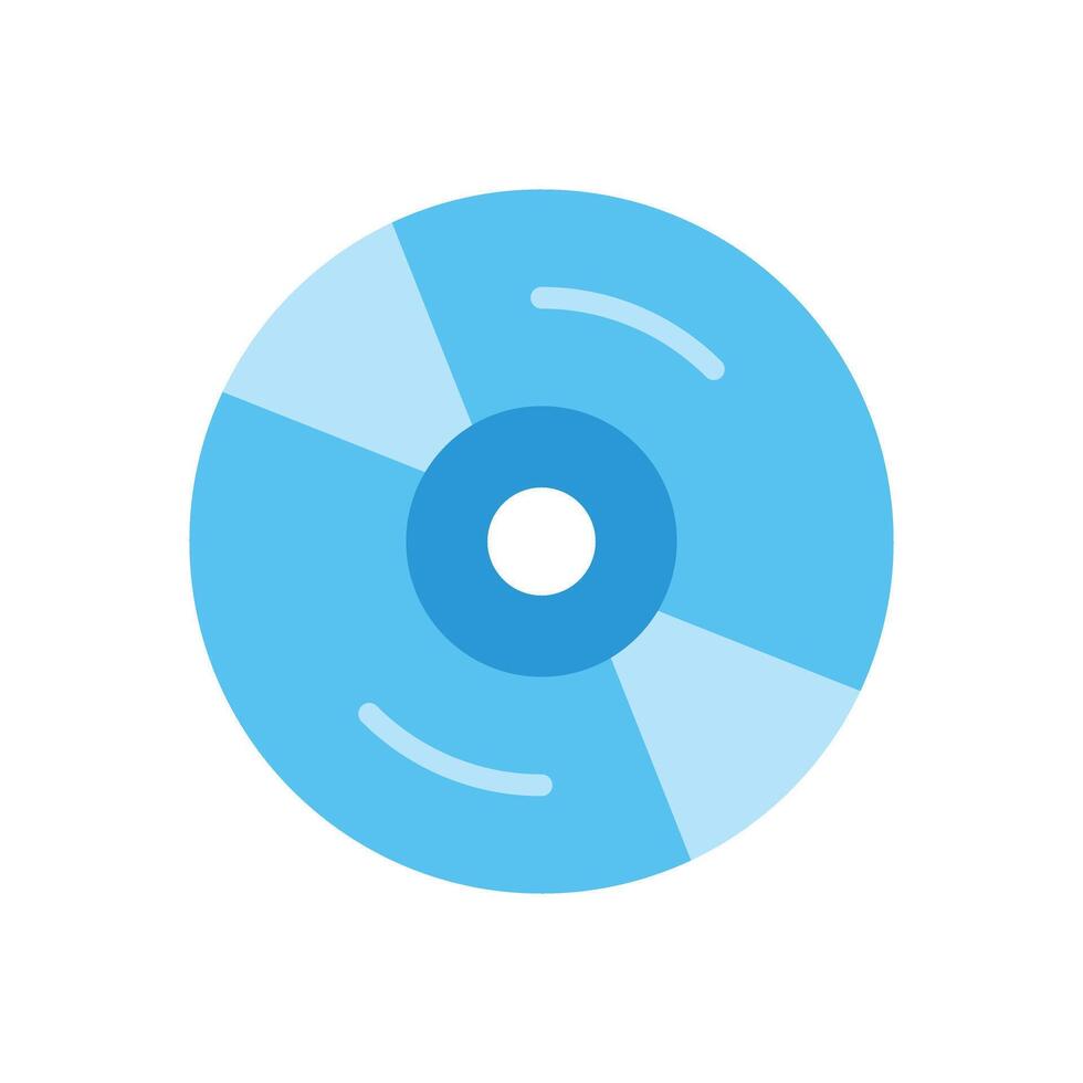 Compact Disk Icon Design vector