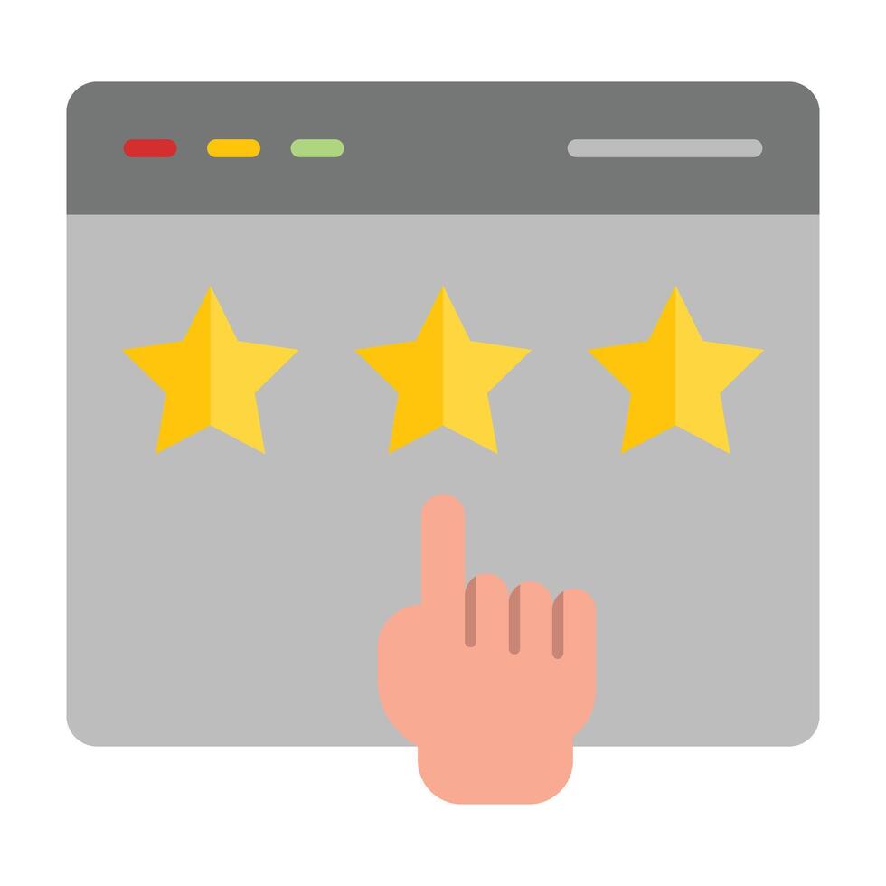 Rating Icon Design vector