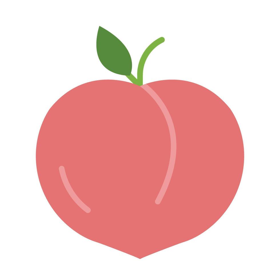 Peach Icon Design vector