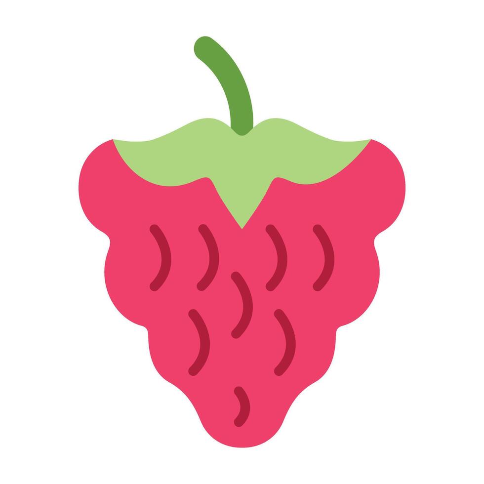 Raspberries Icon Design vector