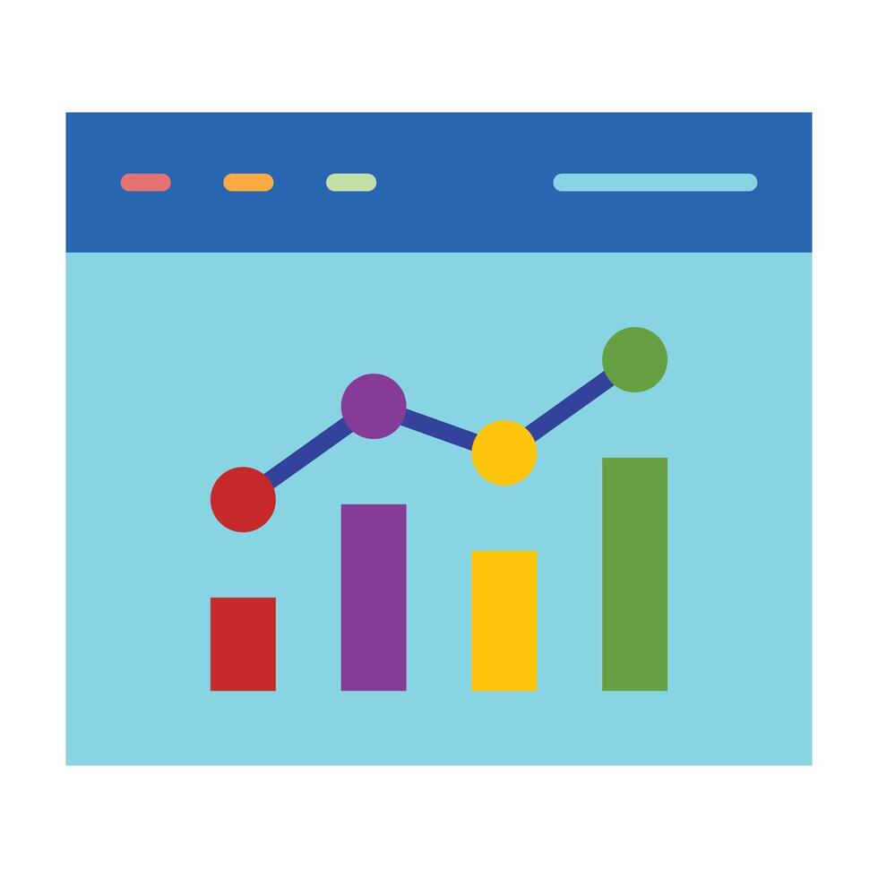 Analytics Icon Design vector