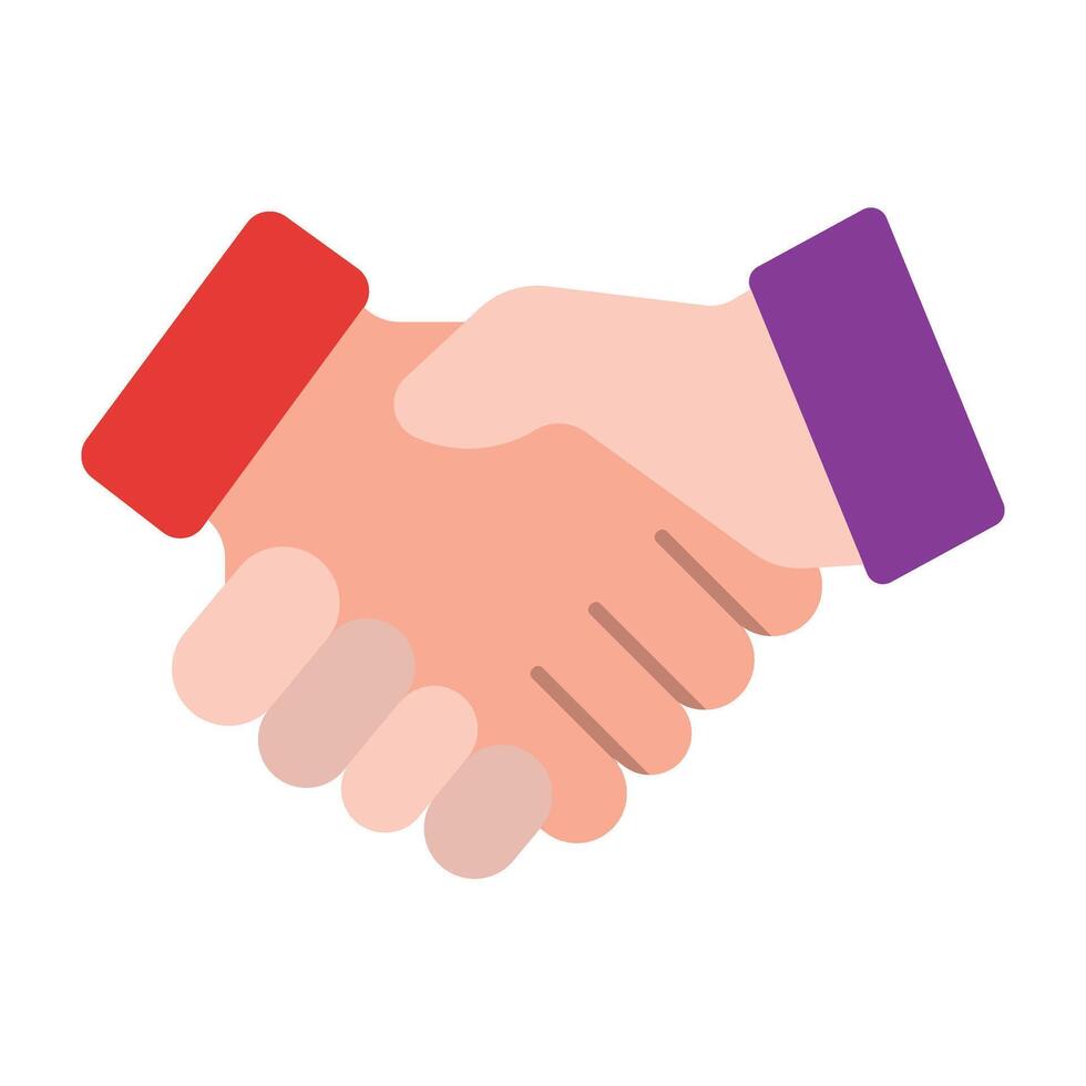 Hand Shaking Icon Design vector