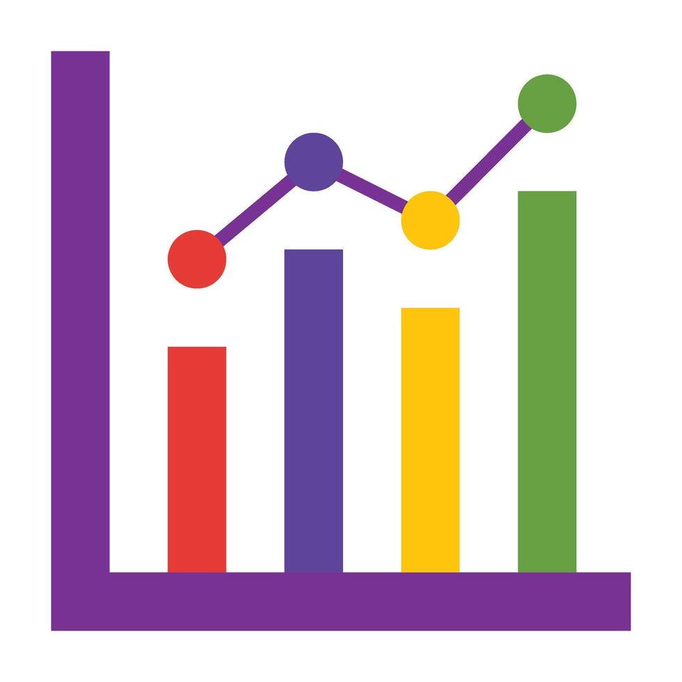 Stats Icon Design vector