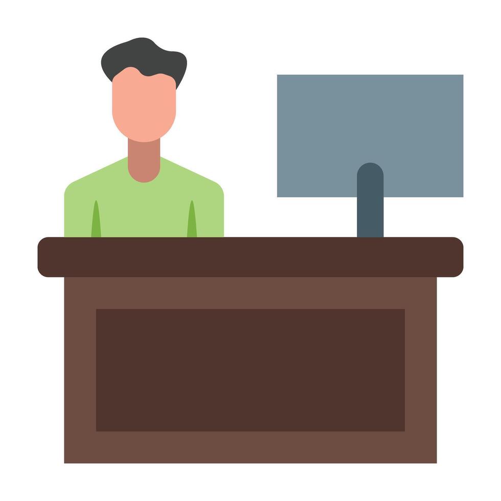 Cashier Icon Design vector