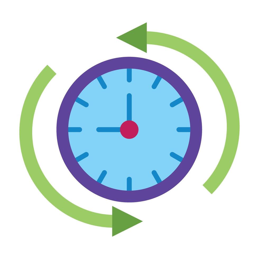 Anti Clockwise Icon Design vector