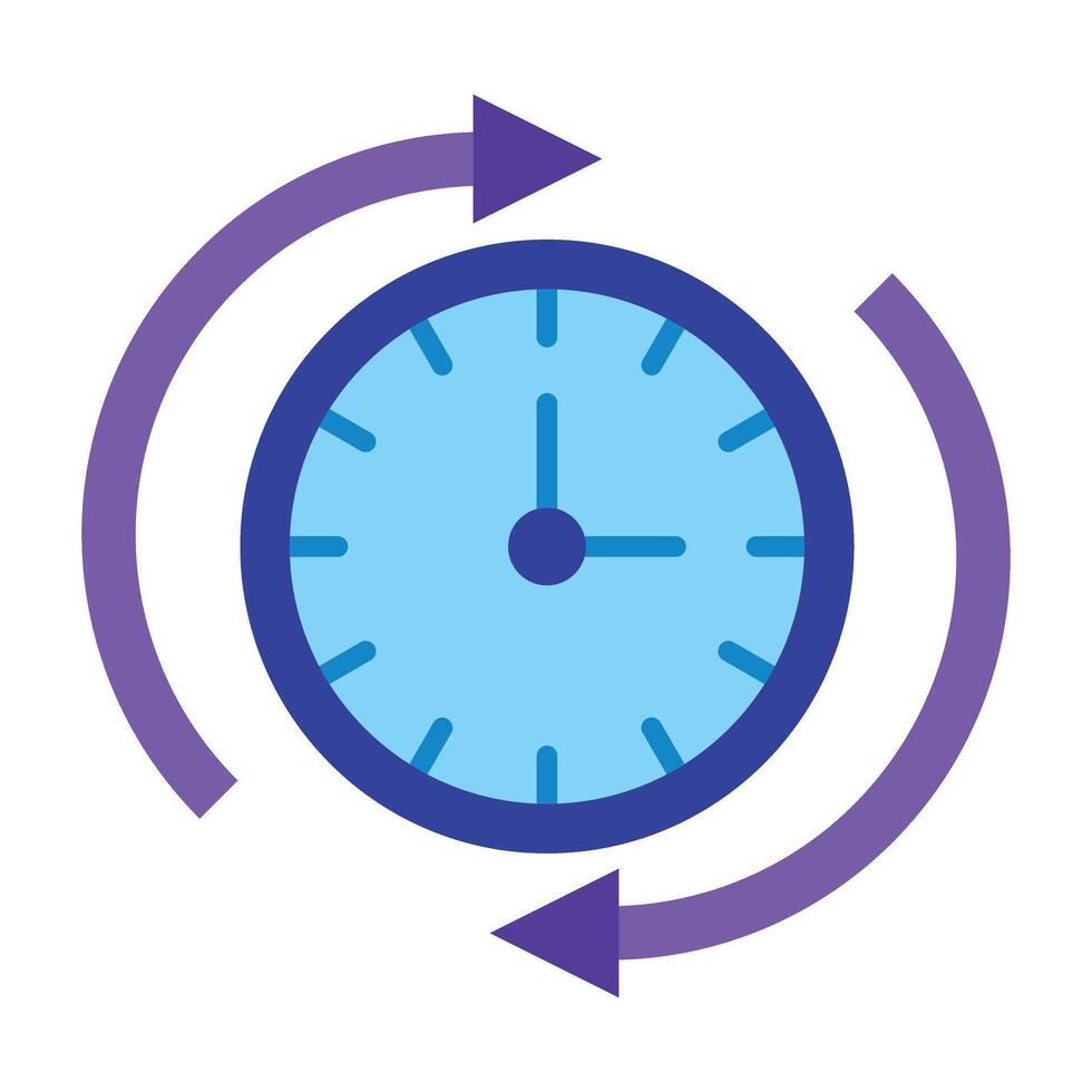 Clockwise Icon Design vector