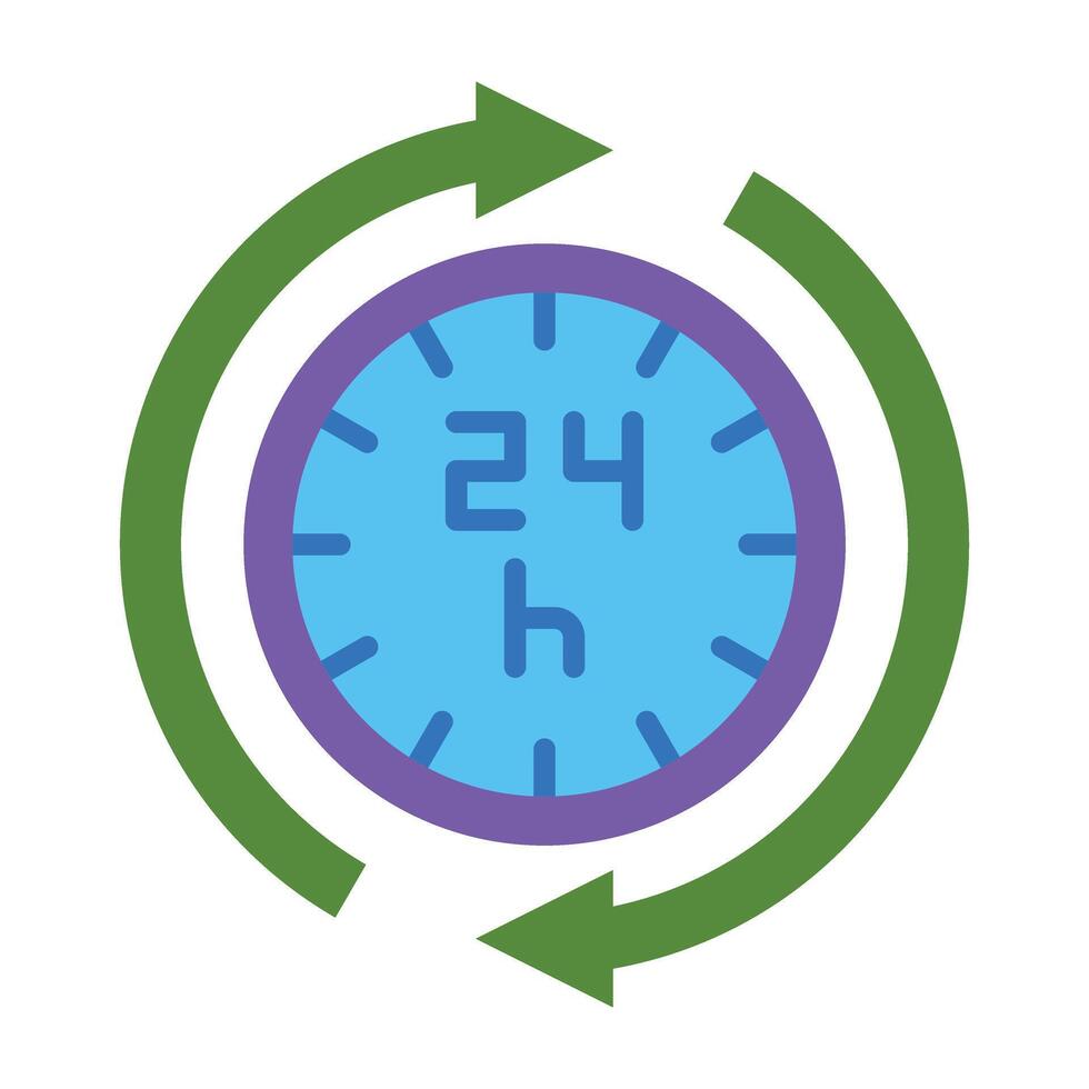 Hours Icon Design vector