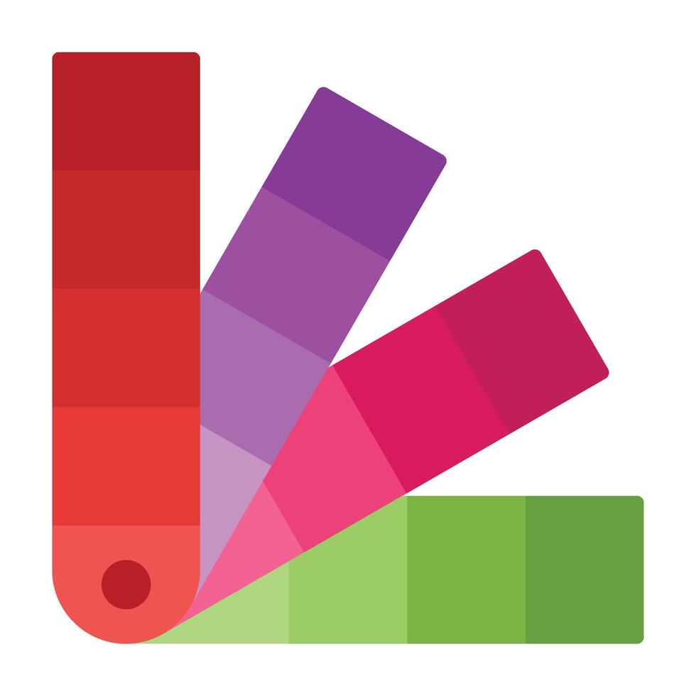 Color Palette Icon Design vector