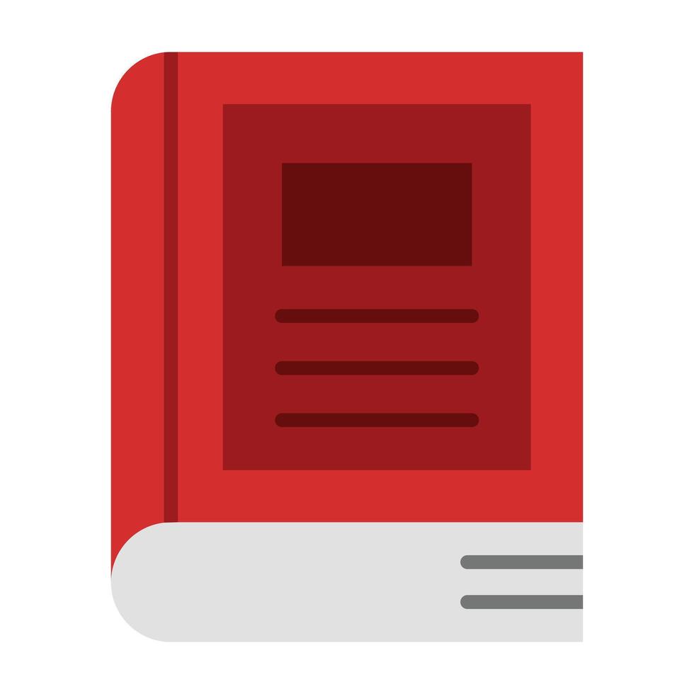 Book Cover Icon Design vector