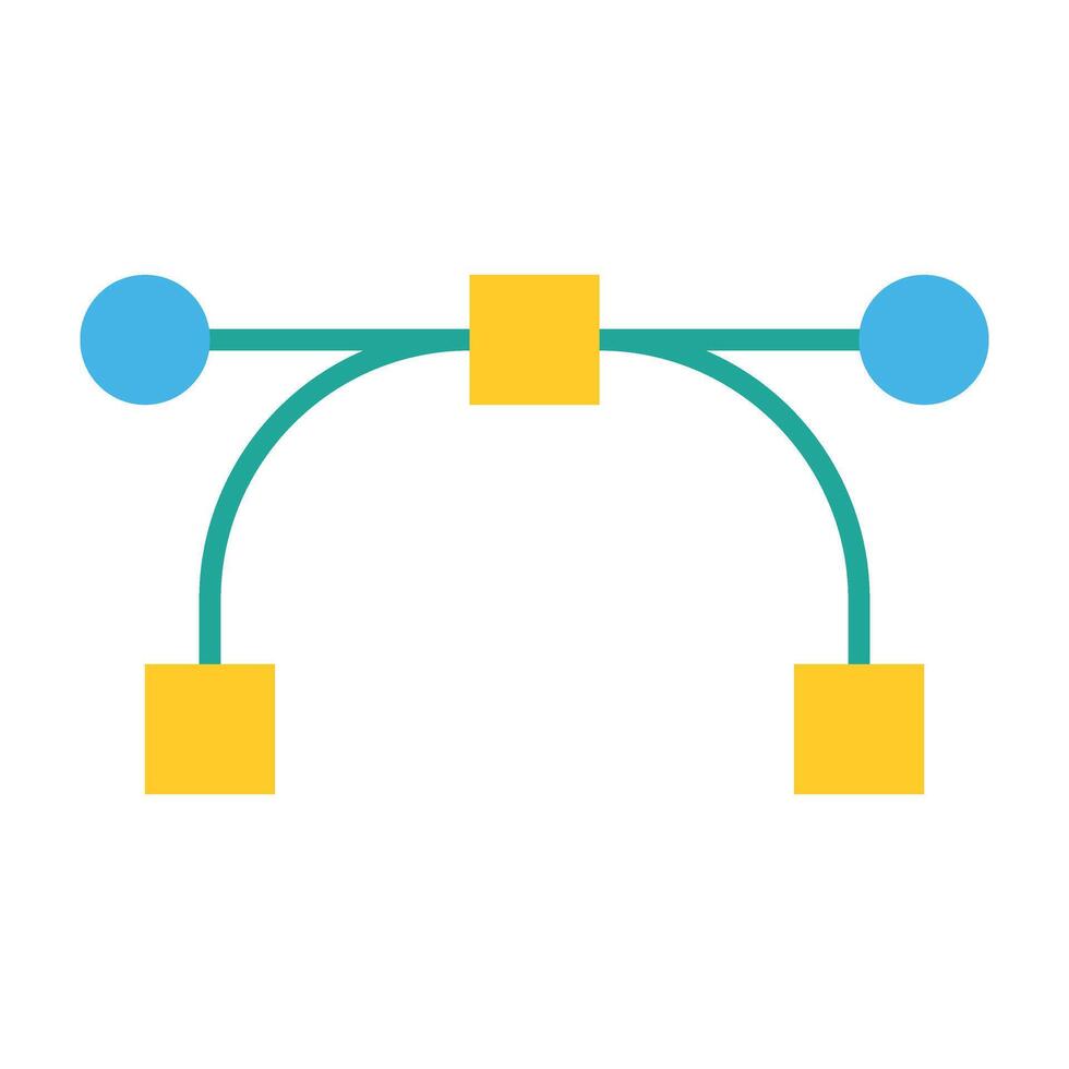 Anchor Point Icon Design vector