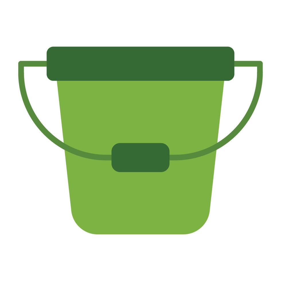 Water Bucket Icon Design vector