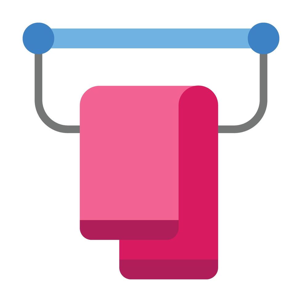 Towel Rack Icon Design vector