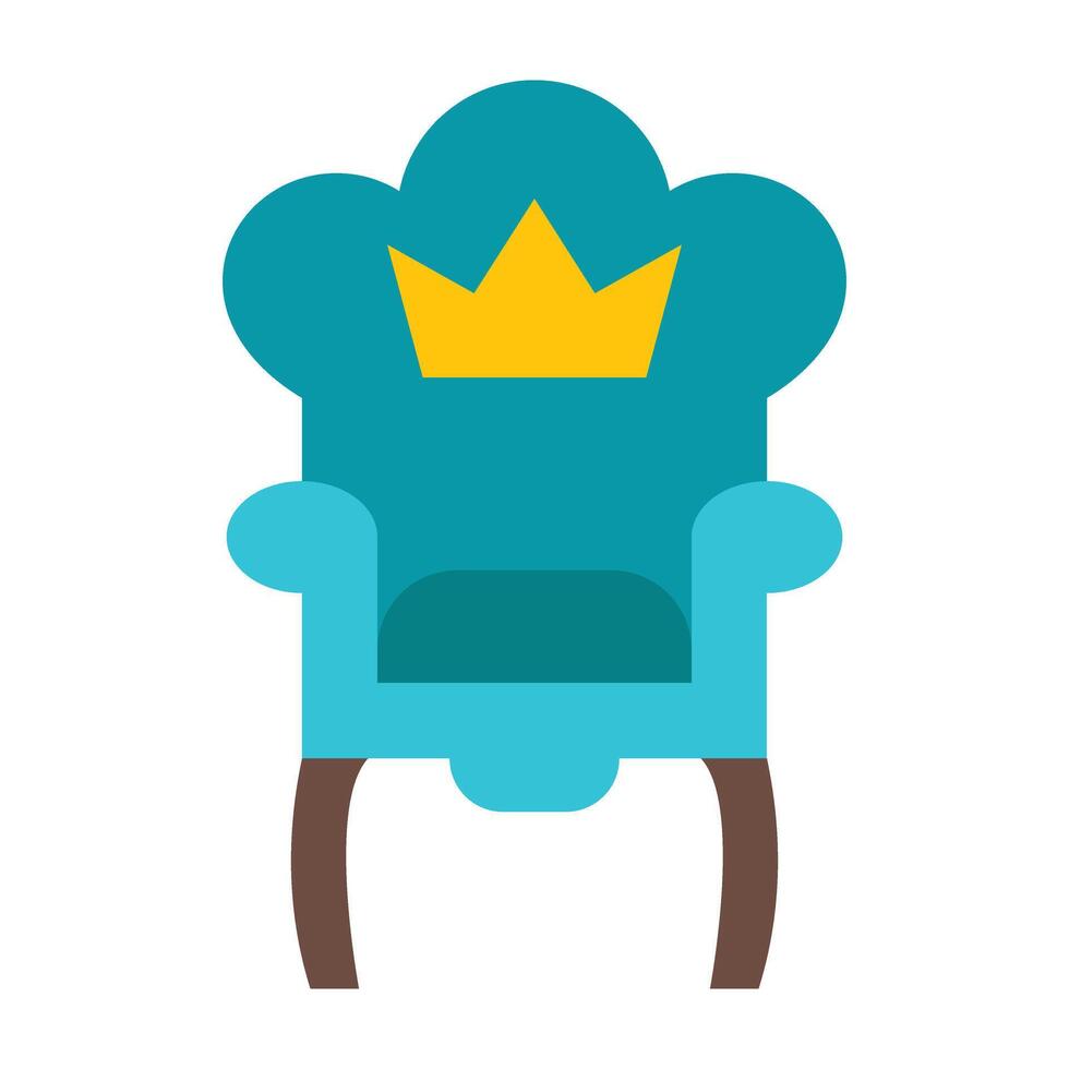 Throne Icon Design vector